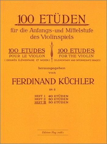 Etüden Band 3 für Violine Etüden Band 3 für Violine