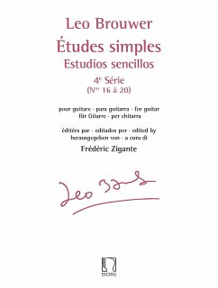 Cover Études simples vol.4 (nos.16-20) pour guitare