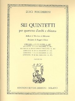 Cover Quintett d-Moll Nr.1 G445 für Gitarre und Streichquartett Partitur