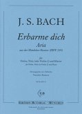 Erbarme Dich BWV244 für Violine, Viola (Violine 2) und Klavier Stimmen
