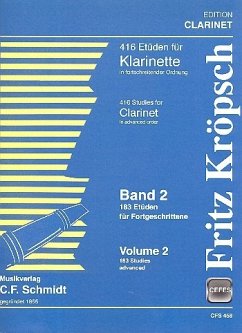 Cover 183 Etüden für Fortgeschrittene für Klarinette