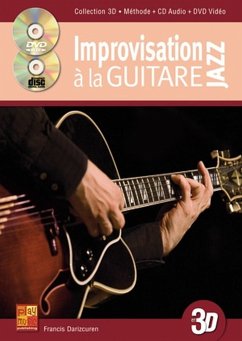 Cover Francis Darizcuren, Improvisation Jazz A La Guitare En 3D Gitarre Buch + CD + CD-ROM