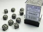 Opaque 12mm d6 Dark Grey/black Dice Block (36 dice)