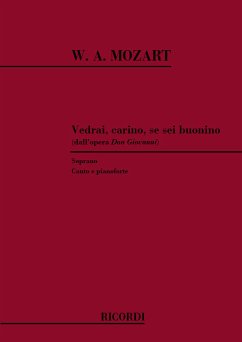 Vedrai, carino, se sei buonino per canto (soprano) e pianoforte