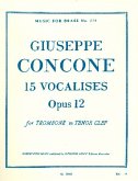 15 vocalise op.12 for trombone in tenor clef 15 vocalise op.12 for trombone in tenor clef