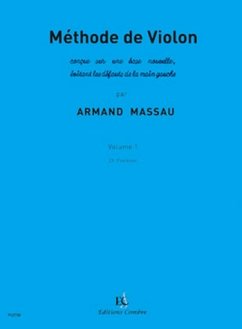 MASSAU Armand Méthode de violon Vol.1 (3e position) violon Partition