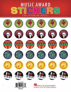 Cover Music Award Stickers