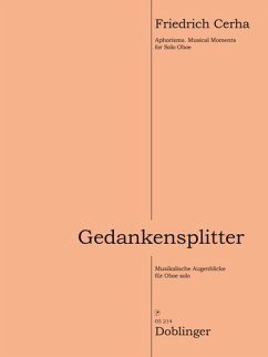 Cover Gedankensplitter für Oboe solo