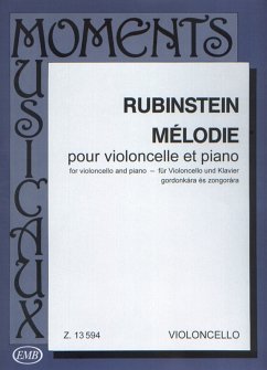 Cover Melodie op.3,1 für Violoncello und Klavier