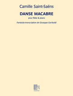 Cover Camille Saint-Saëns, Danse macabre pour flűte et piano Flöte und Klavier Partitur + Stimmen
