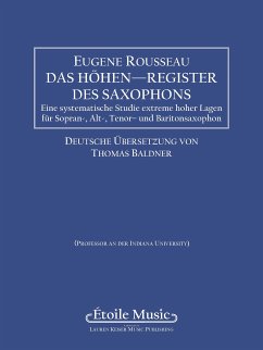 Saxophone High Tones - German Edition Cover Saxophone High Tones - German Edition