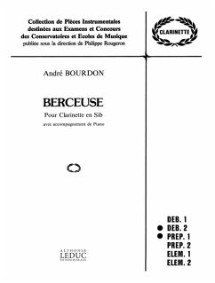 BOURDON A. BERCEUSE CLARINETTE ET PIANO (COLLECTION ROUGERON)