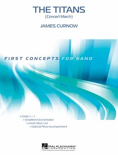 James Curnow, The Titans Concert Band/Harmonie Partitur + Stimmen