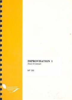 Cover Improvisation Band 1 Lehrbuch zur Verwendung bei der Ausbildung des Organisten (dt/en/dän)