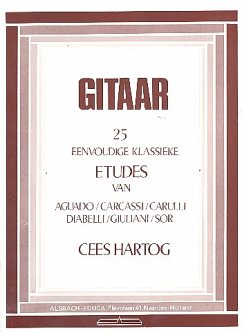 Cover 25 eenvoudige Klassieke Etudes voor gitaar