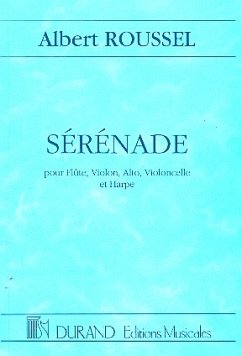 Serenade op.30 pour flűte, violon, alto, violoncelle et harpe, partition miniature