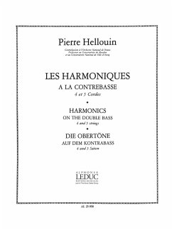 Cover Les harmoniques a la contrebasse