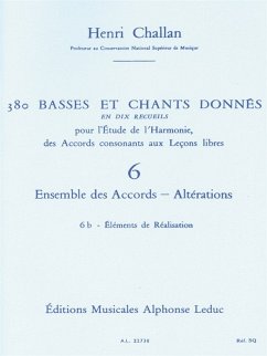 Cover 380 basses et chants donnés vol.6b vol.06:ensemble des accords - altérations éléments de réalisation