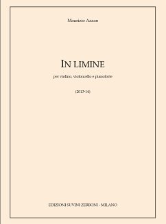 Maurizio Azzan, In limine Violine, Cello und Klavier Buch + Einzelstimme