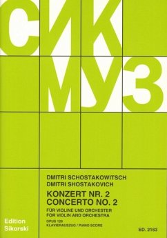 Konzert Nr.2 op.129 für Violine und Orchester für Violine und Klavier