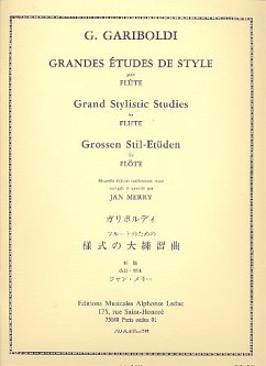 Cover Grandes études de style op.134 pour flűte