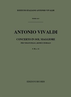 Cover Concerto in sol maggiore F.III:22 per violoncello, archi e bc