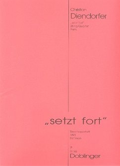 Cover SETZT FORT FUER STREICHQUARTETT, STIMMEN (1993)