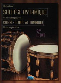 Cover Guy Lefčvre, Méthode de Solfčge Rythmique et technique Schlagzeug Buch