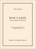 Gino Contilli, Due Canti Vocal and Piano Partitur