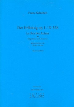 Der Erlkönig op.1 D328 für Singstimme und Orchester Studienpartitur (dt/fr)