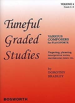 Cover Tuneful graded Studies vol.4 grade 5-6 for piano
