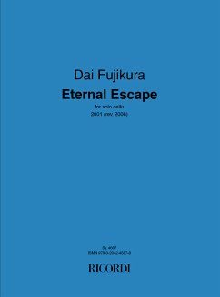 Cover Dai Fujikura, Eternal Escape cello Buch