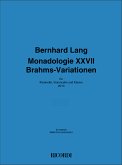 Bernhard Lang, Monadologie XXVII 'Brahms-Variationen' Clarinet, Cello and Piano Stimmen-Set