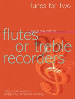 Cover Tunes for two for 2 flutes (treble recorders) score