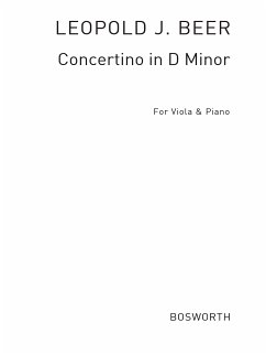 Cover Concertino d minor op.81 for viola and piano