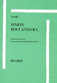 Simon Boccanegra Klavierauszug (it/dt, broschiert)