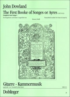 Cover The first Book of Songs or Ayres complete Lute Songs 1 für Singstimme und Gitarre