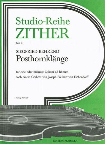 Siegfried Behrend Studio-Reihe Zither 11 Zither