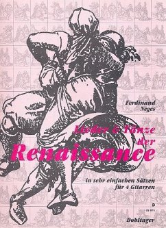 Cover Lieder und Tänze der Renaissance für 4 Gitarren (einfach gesetzt) Partitur
