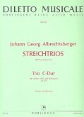 Trio C-Dur op.9,1 für Violine, Viola und Violoncello Partitur und Stimmen