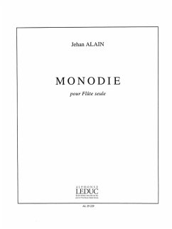 Cover Monodie pour flűte seule