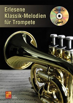 Cover Erlesene Klassik-Melodien Für Trompete Trumpet Buch + CD