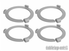 Cover Squad Marker - 50mm Silver (4)
