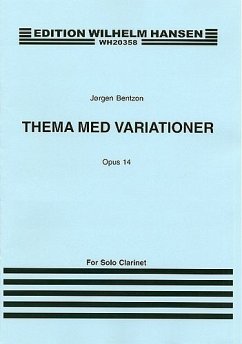 Cover Thema mit Variationen op.14 für Klarinette