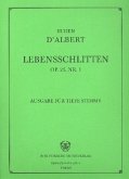 Lebensschlitten op. 25,1 für tiefe Stimme und Klavier Lebensschlitten op. 25,1 für tiefe Stimme und Klavier