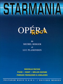 Starmania: rock opera songbook p/v/g (fr)