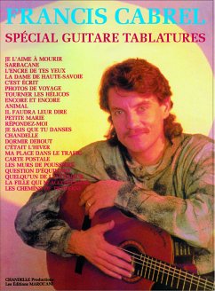Cover Francis Cabrel: Special guitare tablatures