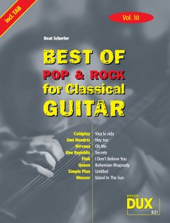 Cover Best of Pop und Rock for Classical Guitar 10