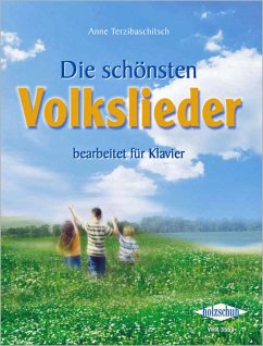 Cover Die schönsten Volkslieder, für Klavier