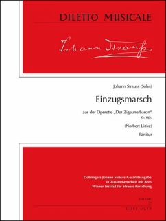 Einzugsmarsch aus der Zigeunerbaron für Orchester Partitur